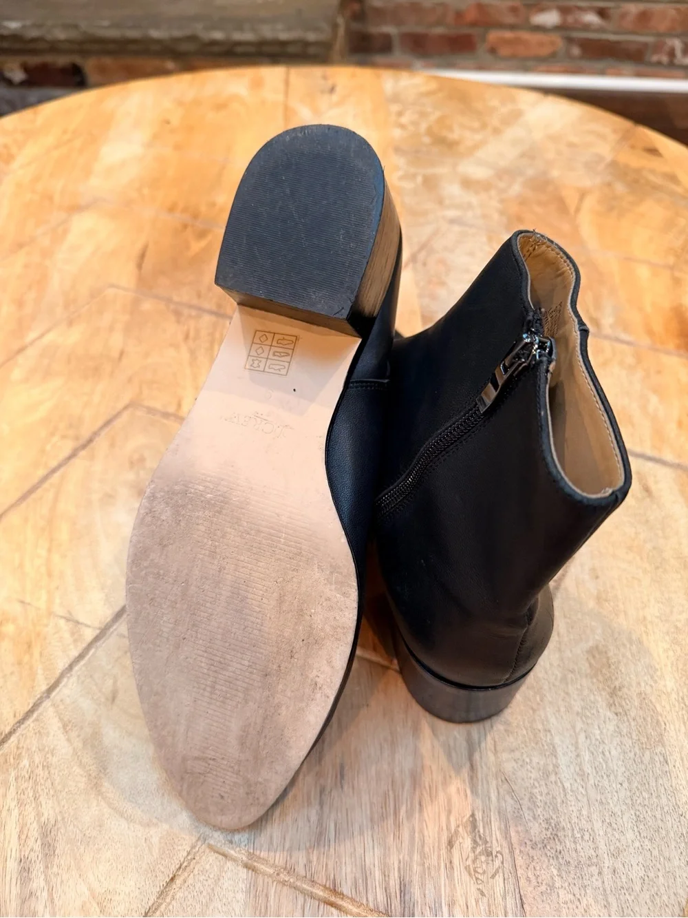 J. Crew Black Leather Ankle Booties